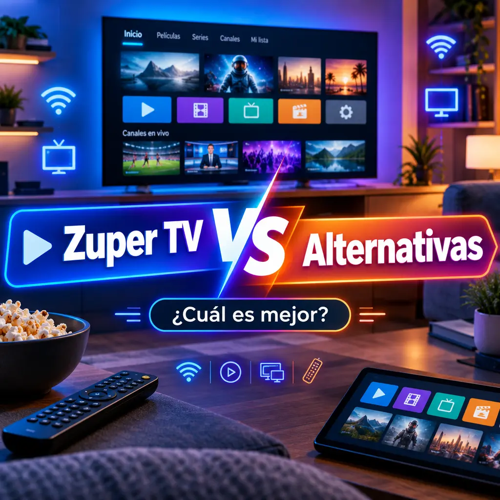Zuper TV frente a alternativas: ¿cuál es mejor?